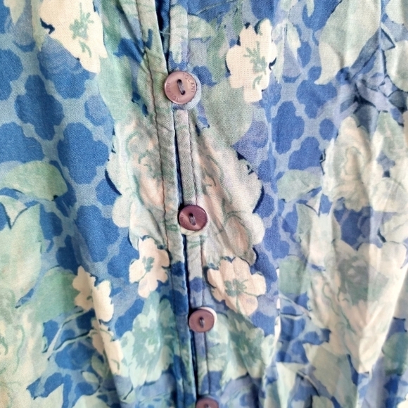 Tolani Collection Thalia Maxi boho button down floral Dress sz S - Picture 6 of 9